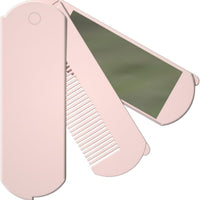 Mini Folding Mirror Comb Keychain