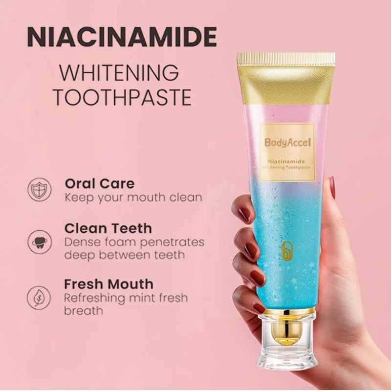 Niacinamide Whitening Toothpaste - For Healthier, Whiter Teeth!