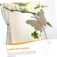 Butterfly Metal Ring Plant Holder