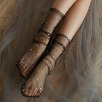 Net Frill Ankle Socks