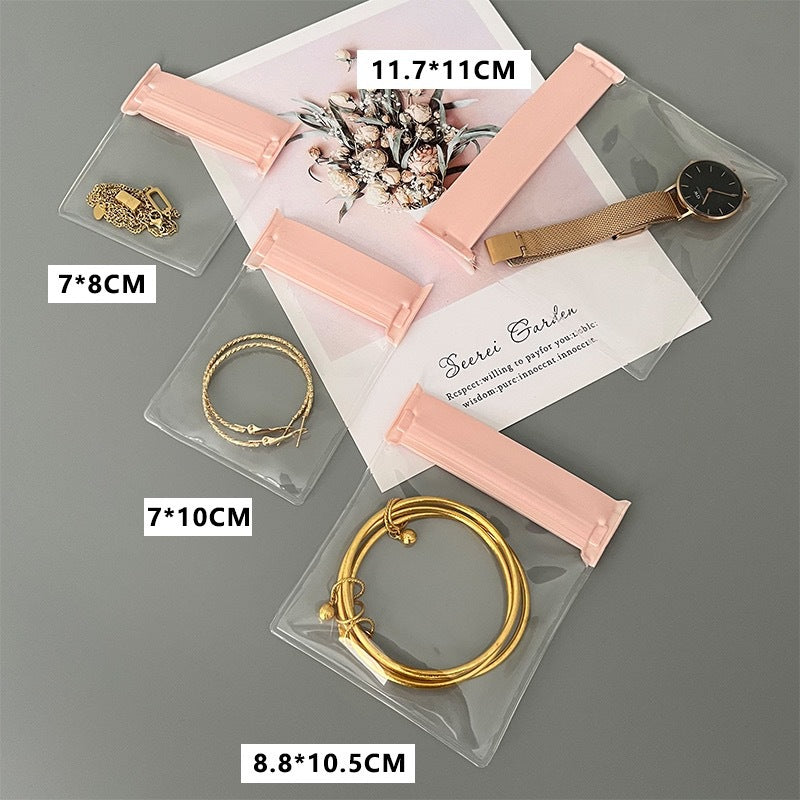 Transparent Waterproof Jewelry Storage Zip Bag