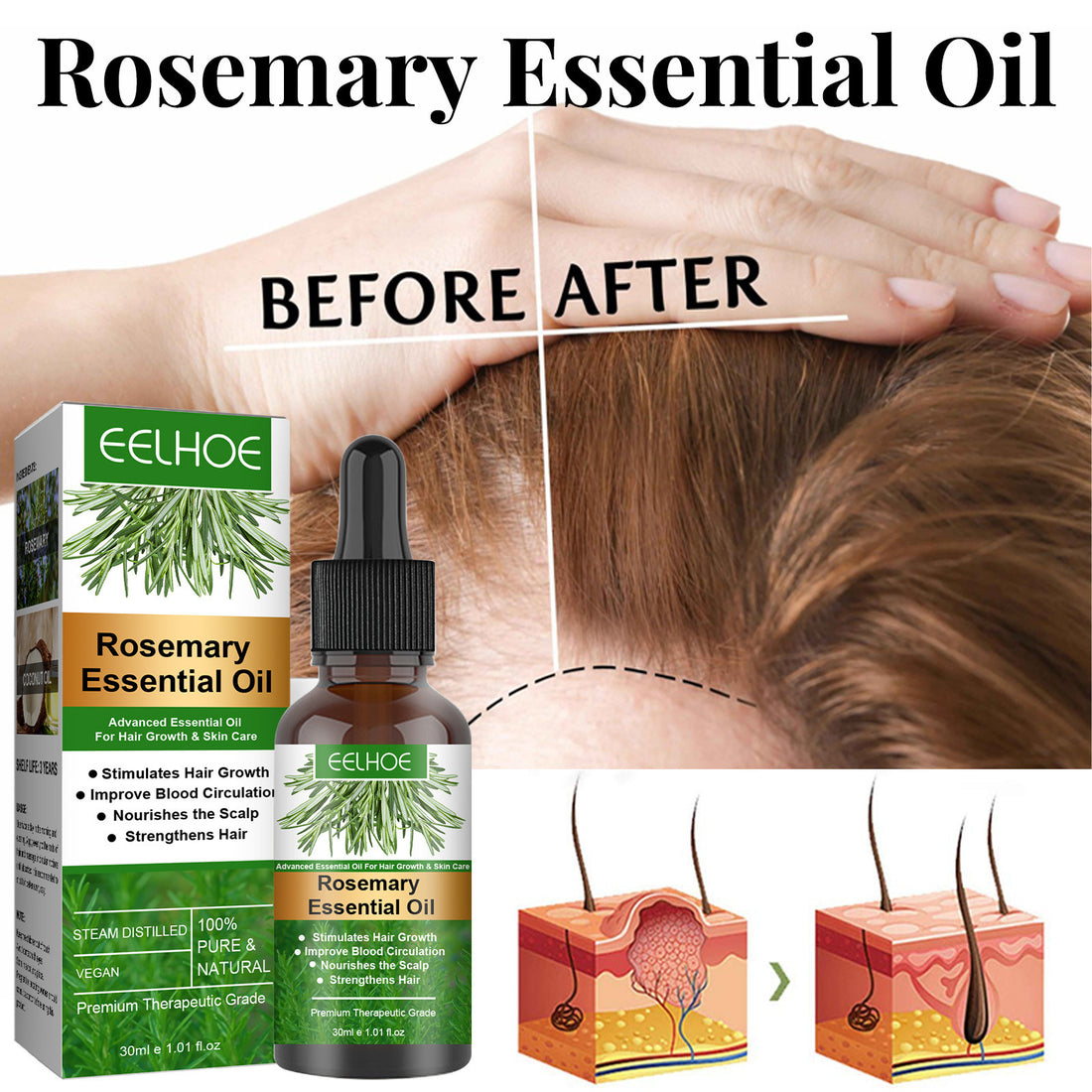 Rosemary Shine & Nourish Oil