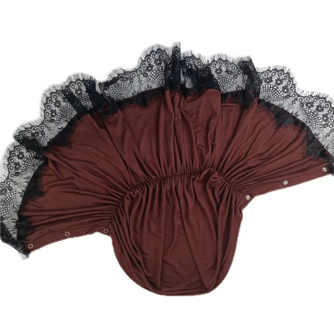 Elegant Lace Collar Hijab Cap