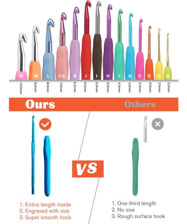 Styllent Ergonomic Crochet Hook