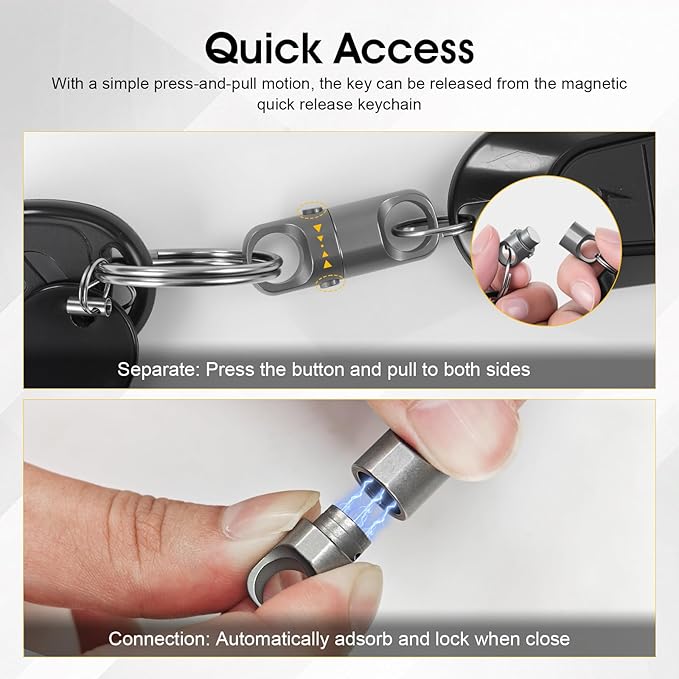 Auto-Lock Magnetic Key Holder