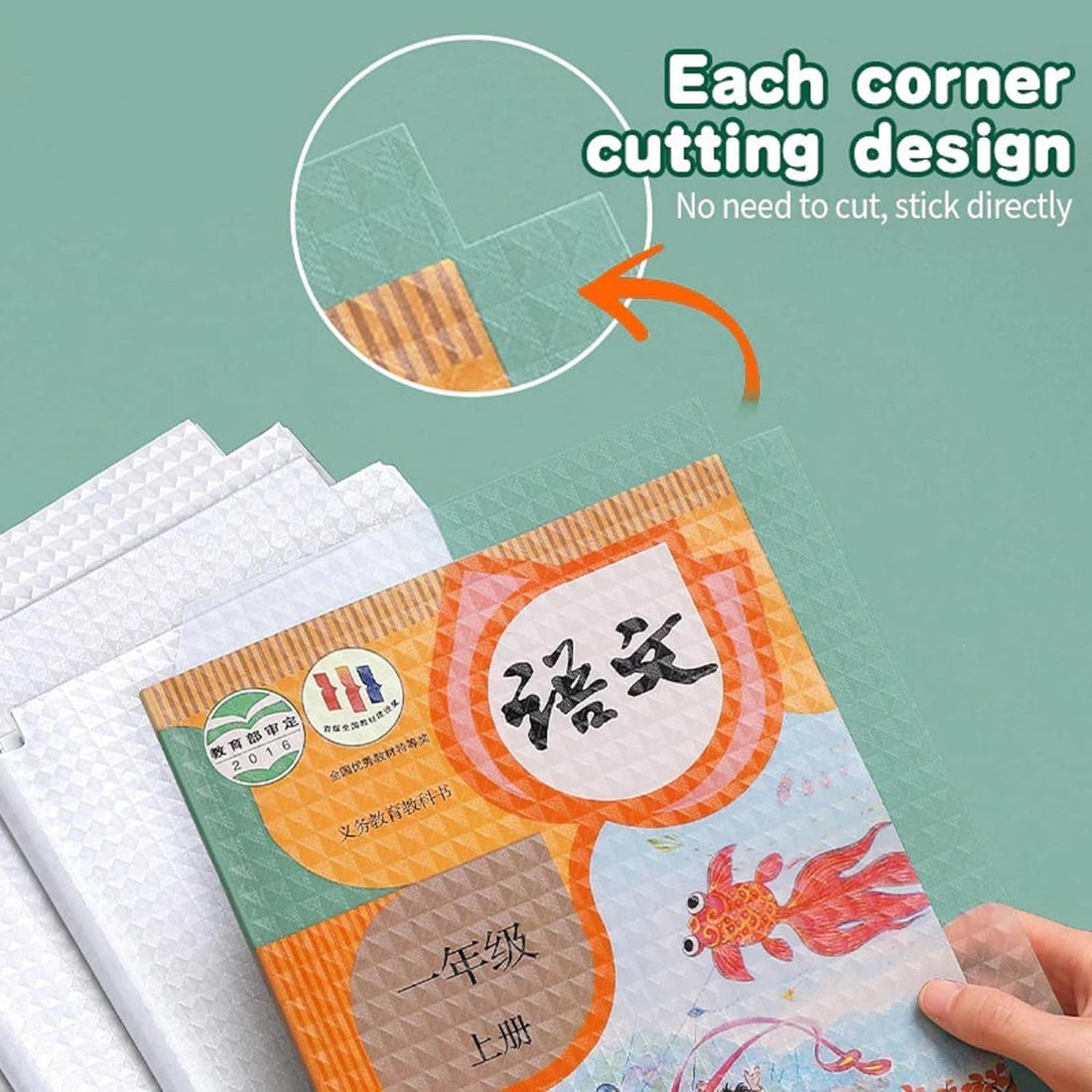 Transparent Paper Sticker Book Cover Film