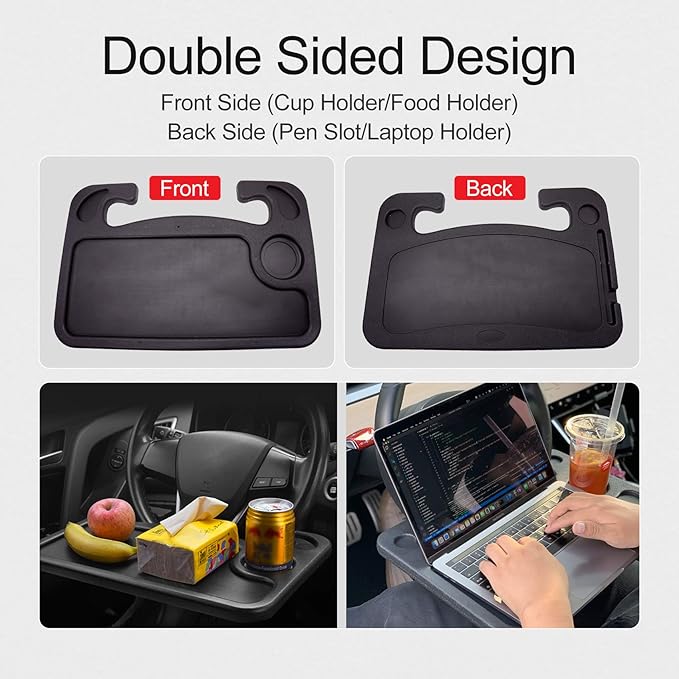 Car Steering Wheel Eating Table Tray