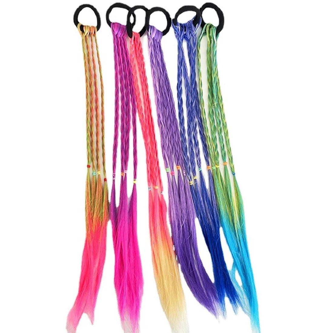 Colourful Braided Hair
