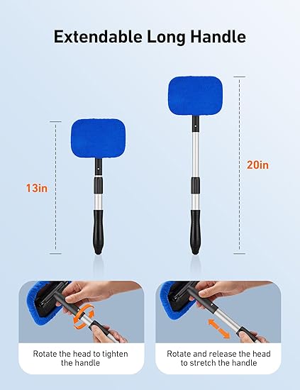 Extendable Car Glass Cleaner