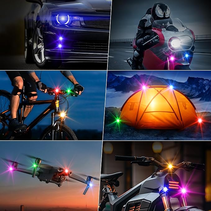 GlowSync RGB Safety Lights