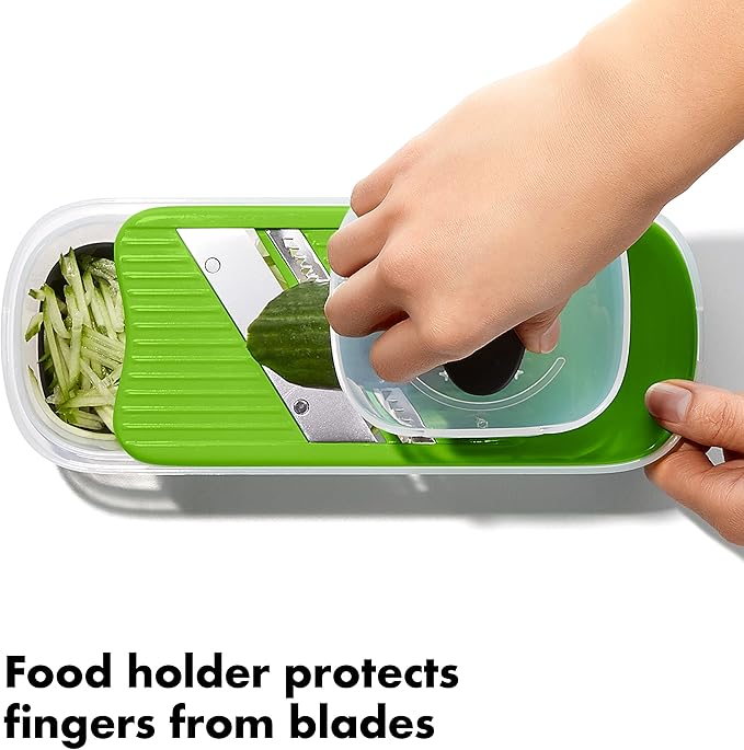 Multifunctional Vegetable Grater & Slicer with Container