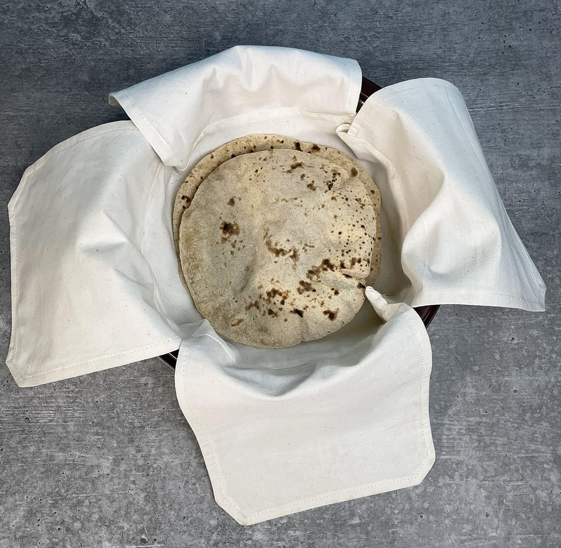 Cotton Double Layer Roti Cloth Wrap