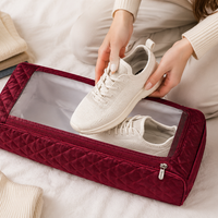 Travel Crimson Shoe Bag
