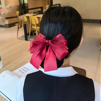 Elegant Ribbon Bow Hairnet