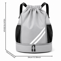 Stylish Zipper Drawstring Bag