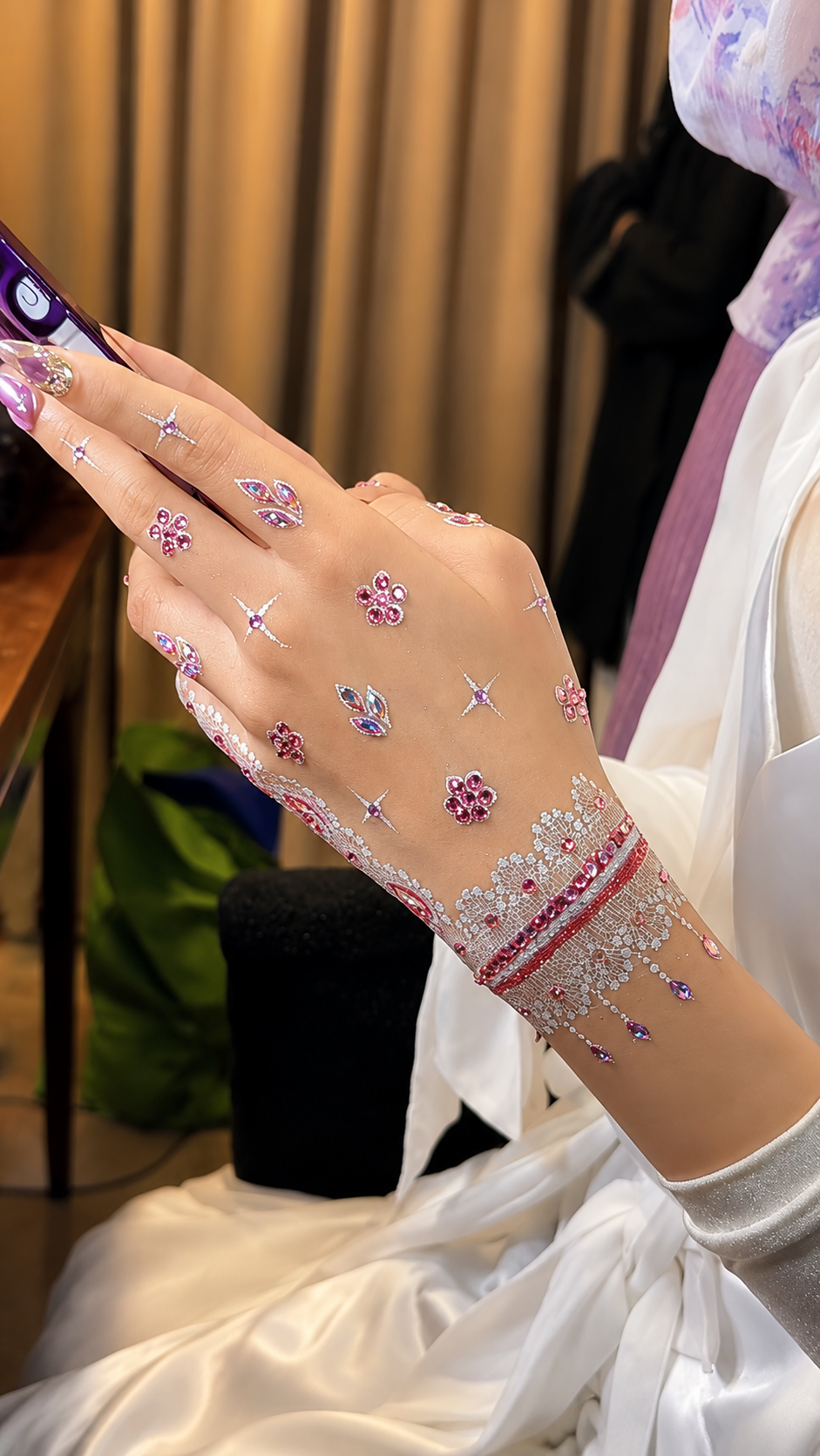 Crystal Mehndi Stickers