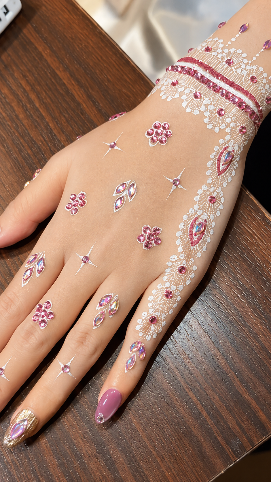 Crystal Mehndi Stickers