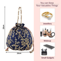 Cosmetic Jewelry Potli Bag