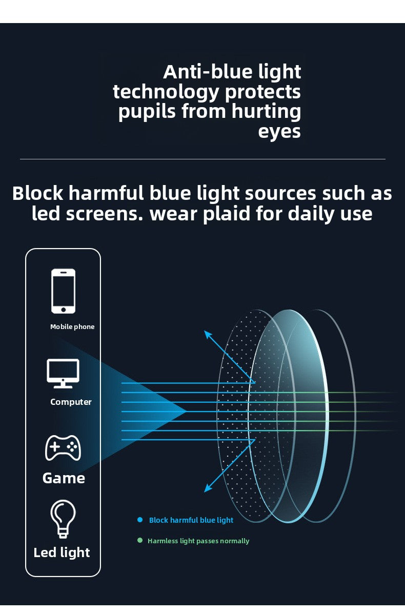 Anti-Blue Light Foldable Portable Reading Glasses