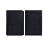 PU Leather Card Holder Wallet with Mobile Stand