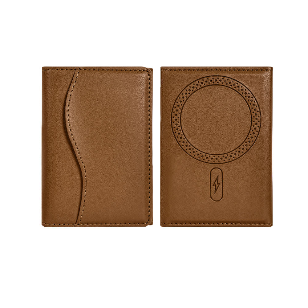 PU Leather Card Holder Wallet with Mobile Stand