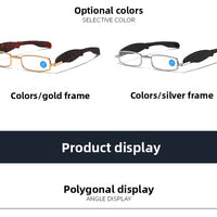 Anti-Blue Light Foldable Portable Reading Glasses
