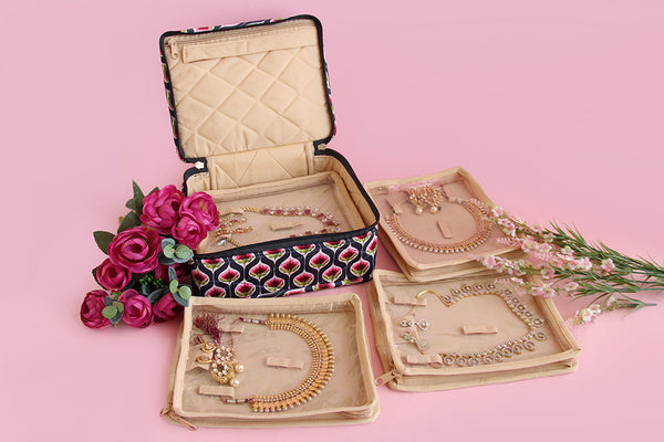 Jewelry Organizer Bags with Pouches