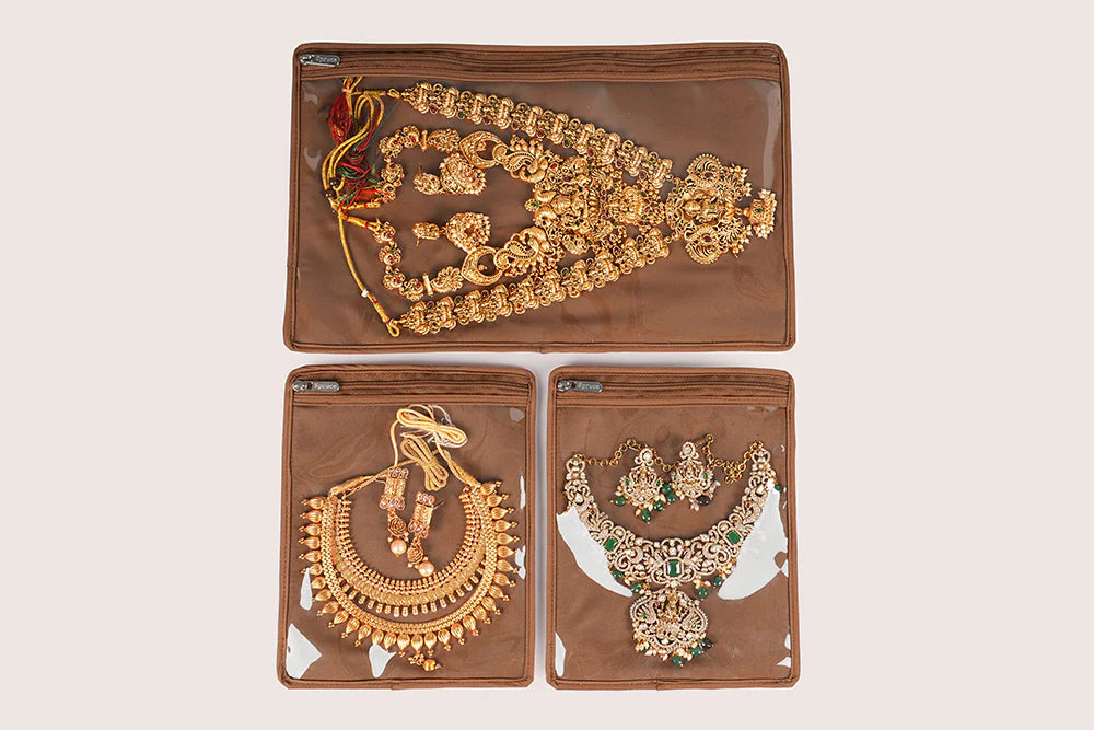 Multi Layer Jewelry Storage Pouch