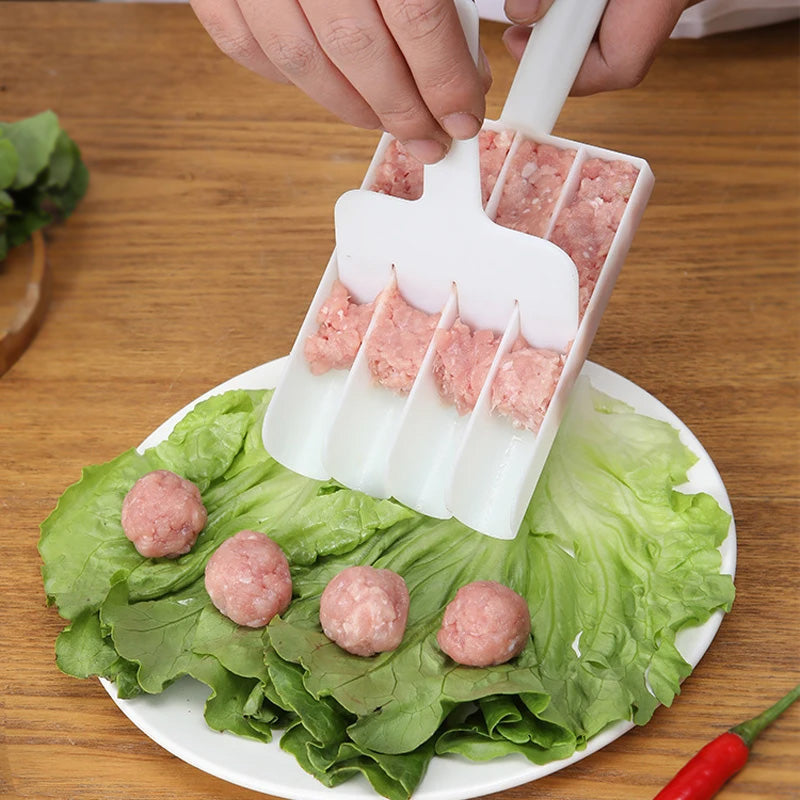 3-Tube Meatball Maker / Kofta Maker Tool