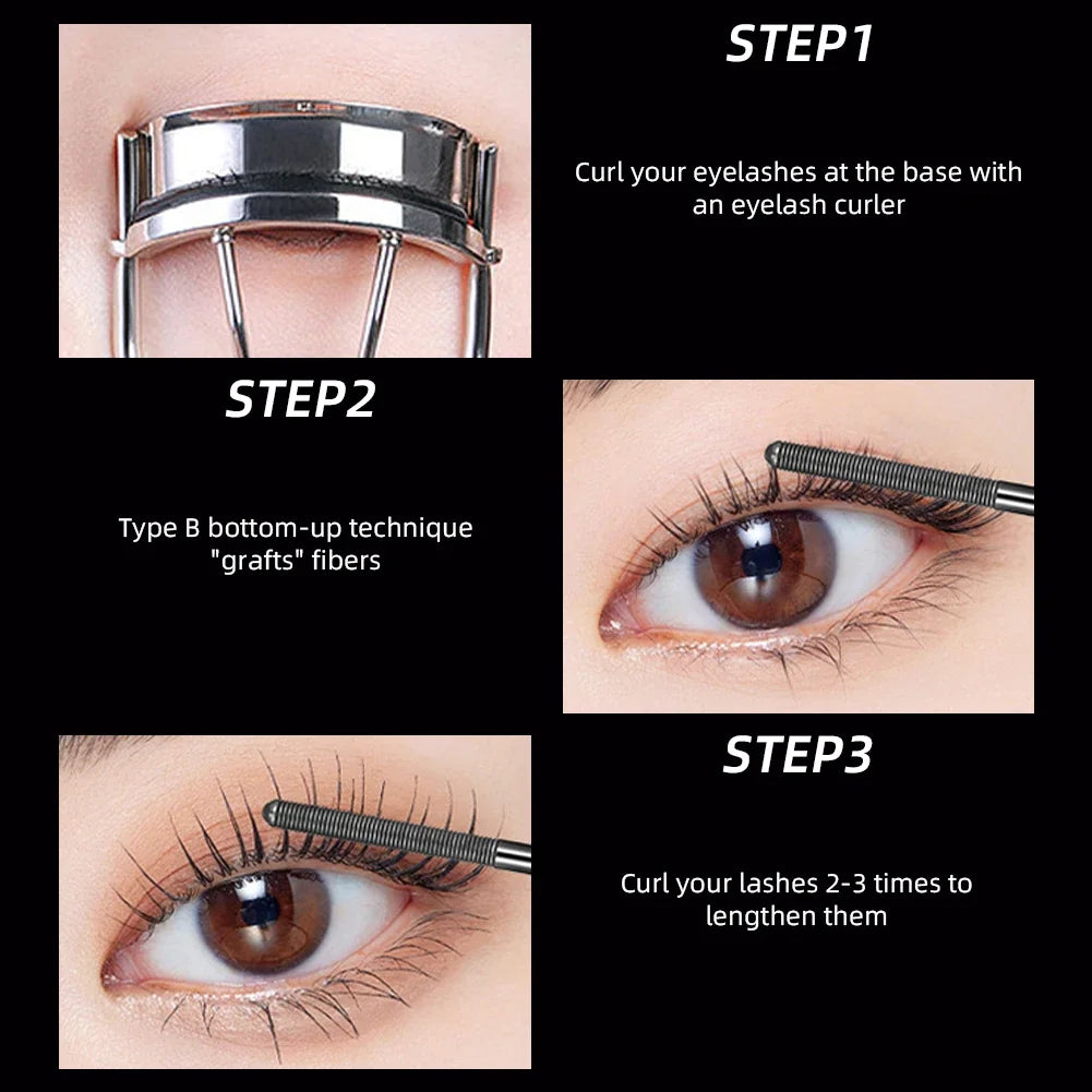 Steel Tube Eyelash Lengthening & Curling Mascara