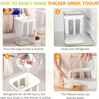 Multifunctional Yogurt Filter with Fine Mesh Strainer