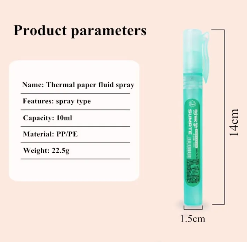 Mini Thermal Sensitive Paper Correction Spray