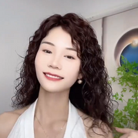 Curly Massive Smooth Hair Extension On Top