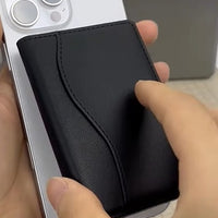 PU Leather Card Holder Wallet with Mobile Stand