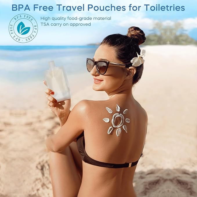Travel Dispensing Cosmetic Bag