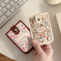 Floral Card Holder Pouch