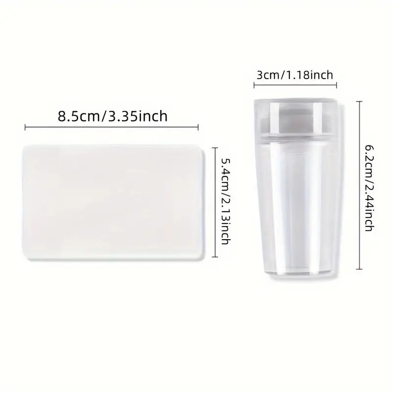 Silicone Nail Art Stamp Set