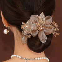 Elegant Retro Hollow Flower Hair Clip