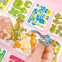 Re Useable Educational 3D Cartoon Puzzle