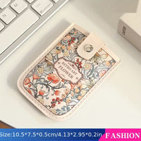 Floral Card Holder Pouch