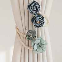 Branch Flower Flexible Metal Curtain Buckle