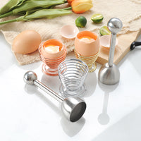 Kitchen Stainless Steel Egg Topper