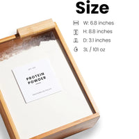 Premium Wooden Grain Dispenser