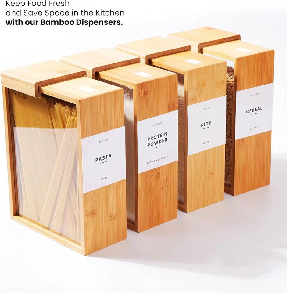 Premium Wooden Grain Dispenser