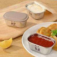 Stainless Steel Sauce Cup with Lid
