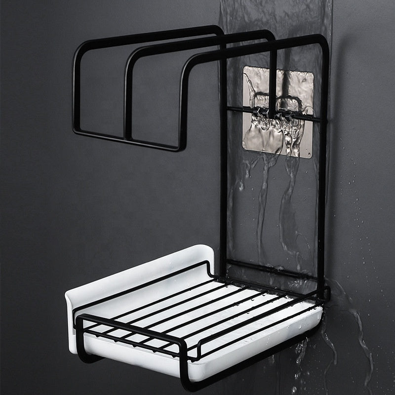 Sponge, Brush, Soap & Towel Holder Organizer Stand