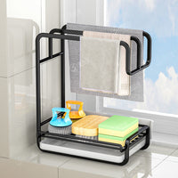 Sponge, Brush, Soap & Towel Holder Organizer Stand