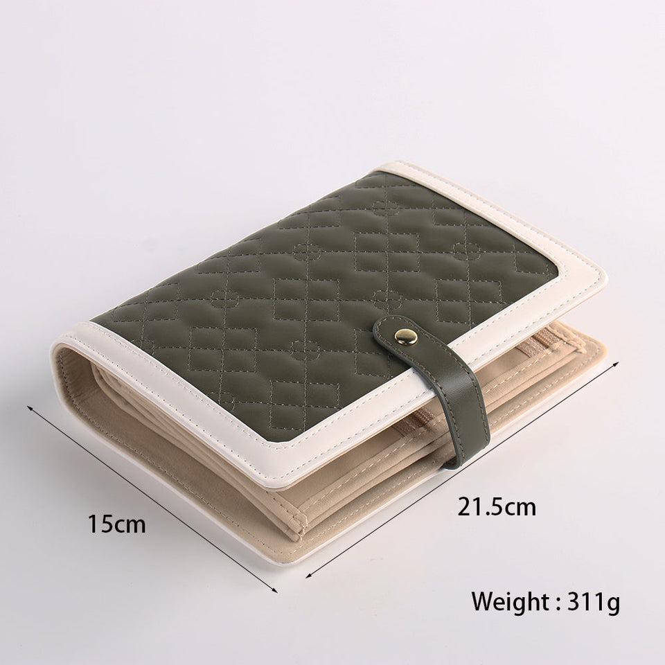 Luxury Portable Jewelry Storage Book