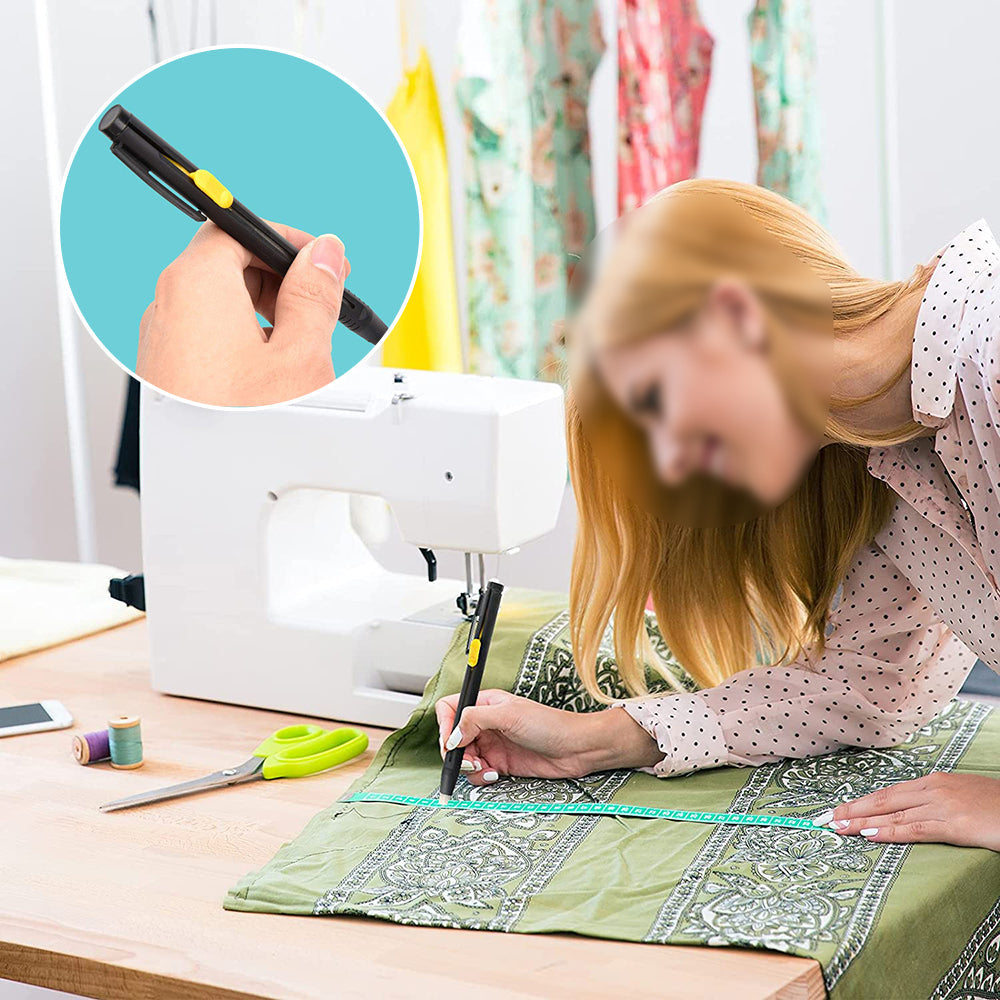 Sewing Fabric Marker Tailor's Chalk with 20 Refills