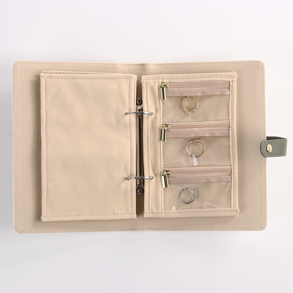 Luxury Portable Jewelry Storage Book